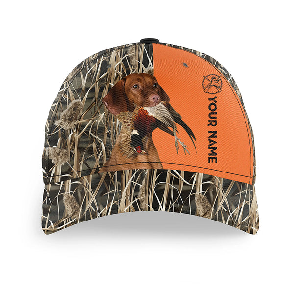 Pheasant Hunting With Dogs Custom Hat Adjustable Unisex Baseball Hat, Choose hunting dog breeds FSD3704