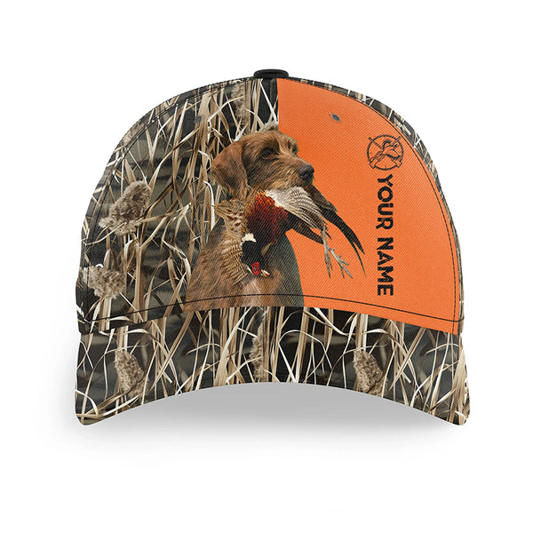 Pheasant Hunting With Dogs Custom Hat Adjustable Unisex Baseball Hat, Choose hunting dog breeds FSD3704