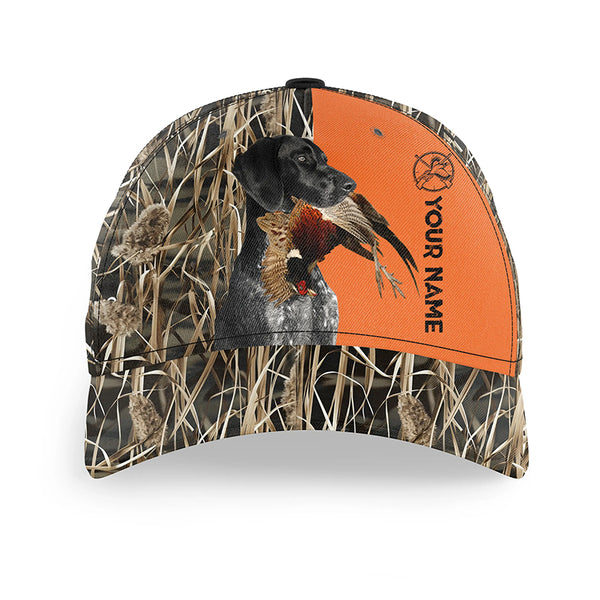 Pheasant Hunting With Dogs Custom Hat Adjustable Unisex Baseball Hat, Choose hunting dog breeds FSD3704