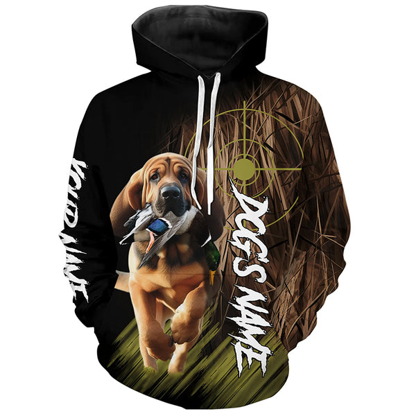Bloodhound Custom Name Hunting Dog Shirts for Hunter, Gifts for Hunters FSD4662