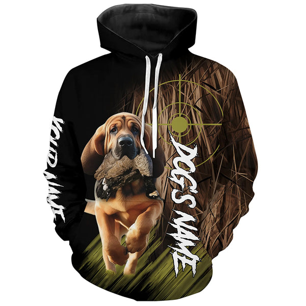Bloodhound Custom Name Hunting Dog Shirts for Hunter, Gifts for Hunters FSD4662