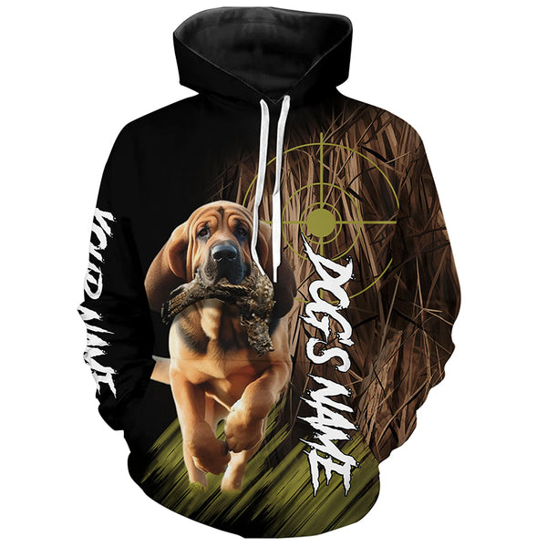 Bloodhound Custom Name Hunting Dog Shirts for Hunter, Gifts for Hunters FSD4662
