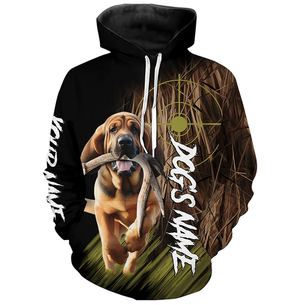 Bloodhound Custom Name Hunting Dog Shirts for Hunter, Gifts for Hunters FSD4662