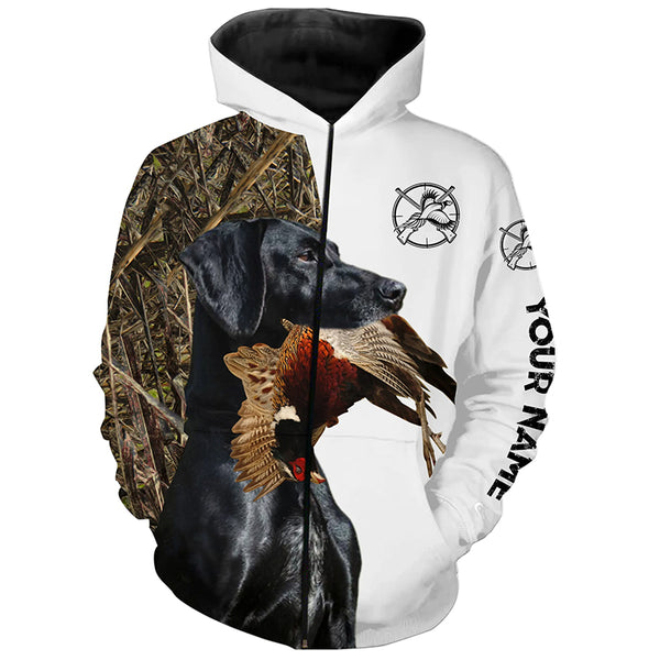 Black GSP Pheasant Hunting Dog 3D All over print Shirt, Hoodie - Custom Bird hunting dog shirt FSD3736