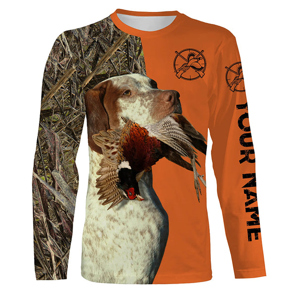 Pheasant hunting Dogs Braque Du Bourbonnais Customize name 3D All over print Shirts FSD3744