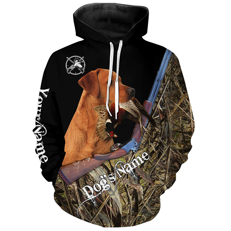 Pheasant hunting Upland game Dog Fox Red Labrador Hunting camo Full printing Shirts - FSD2899