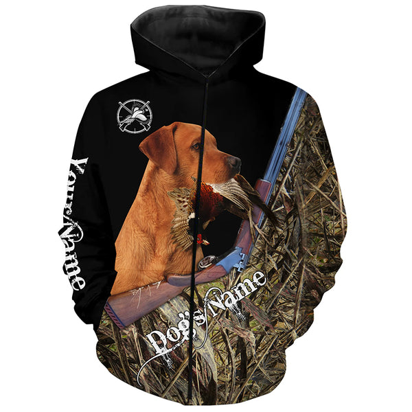 Pheasant hunting Upland game Dog Fox Red Labrador Hunting camo Full printing Shirts - FSD2899