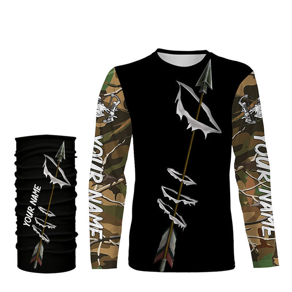 Archery Bow Hunting Custom Name Shirts - Personalized Bowhunting Gifts Shirts for Adult and kid FSD3069