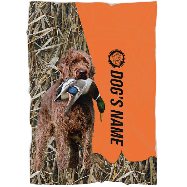 Pudelpointer Hunting Dog Custom Name Blanket, Gifts for Hunter FSD4637