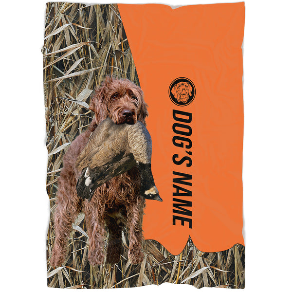 Pudelpointer Hunting Dog Custom Name Blanket, Gifts for Hunter FSD4637