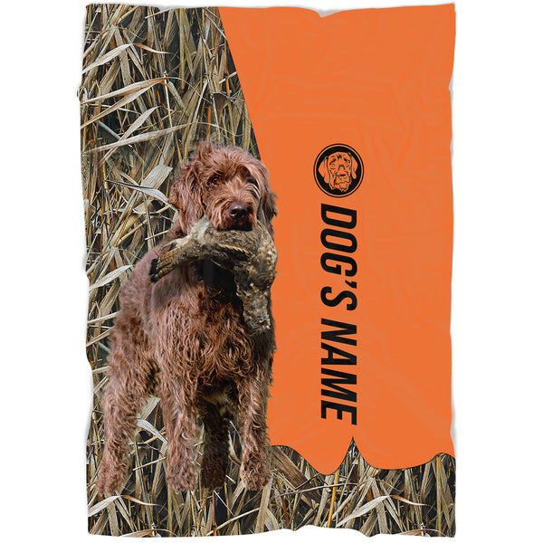 Pudelpointer Hunting Dog Custom Name Blanket, Gifts for Hunter FSD4637