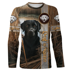 Black Lab 3D All Over Printed Shirts, Labrador Retriever Hunting Dogs Gifts for Lab Lovers FSD4503