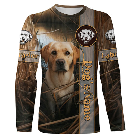 Yellow Lab 3D All Over Printed Shirts, Labrador Retriever Hunting Dogs Gifts for Lab Lovers FSD4504