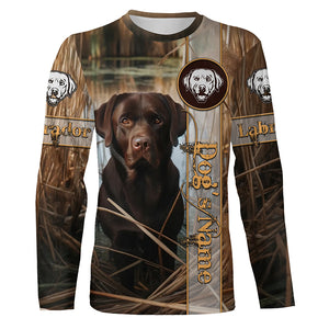 Chocolate Lab 3D All Over Printed Shirts, Labrador Retriever Hunting Dogs Gifts for Lab Lovers FSD4505