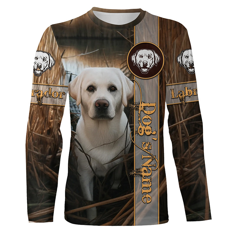 White Lab 3D All Over Printed Shirts, Labrador Retriever Hunting Dogs Gifts for Lab Lovers FSD4507