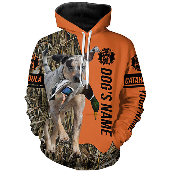 Catahoula Hunting Dog Customized Name All over print Shirts for Hunters, Hunting Gifts FSD4641