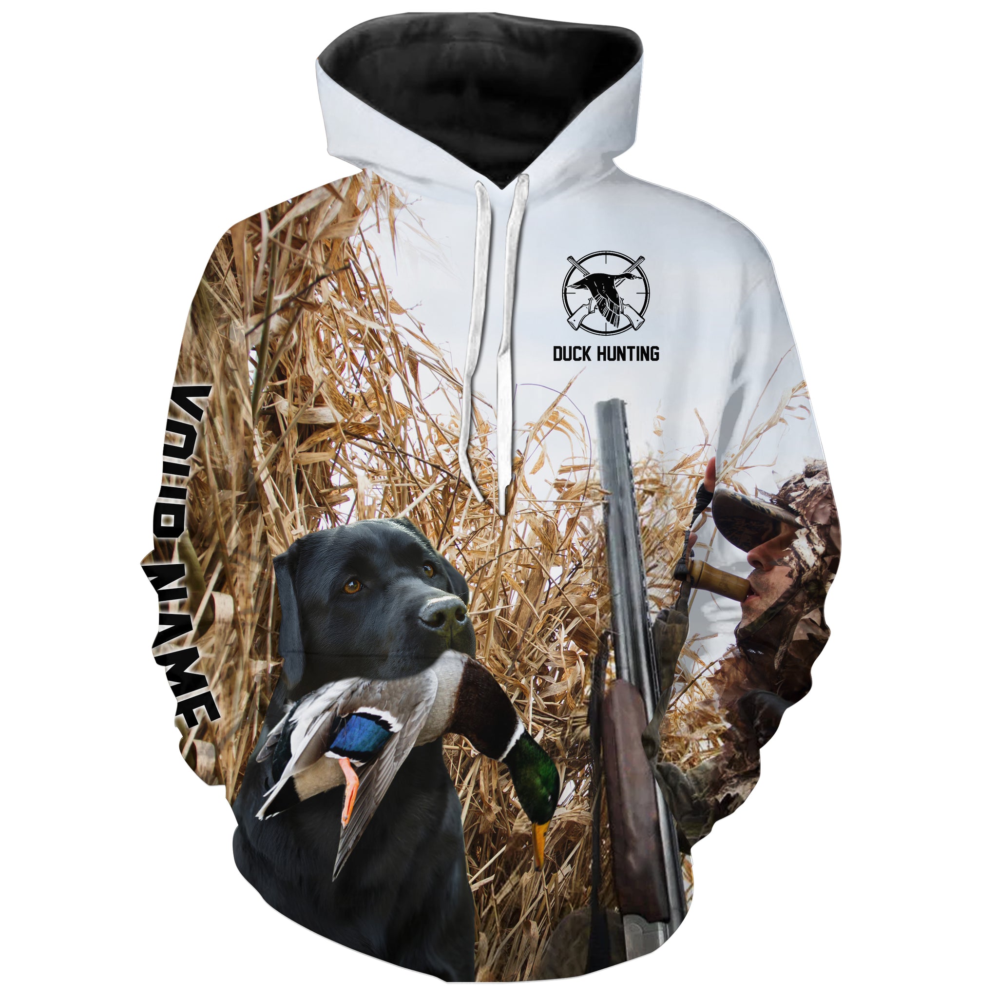 Waterfowl Duck hunting with Dogs Custom Name All over print Shirts, Personalized Duck hunting gifts FSD4016