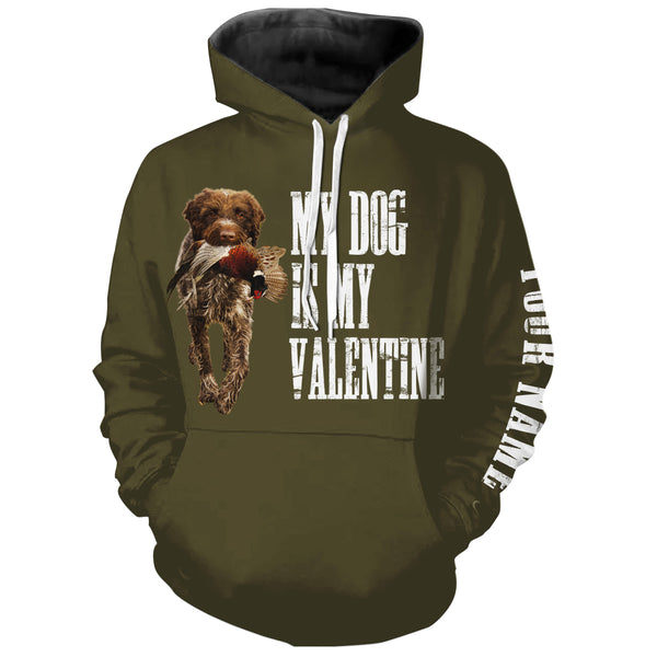 Funny Valentine Shirt for Hunter with Hunting Dogs, Valentine's Day Gift Idea for Hunters FSD4411