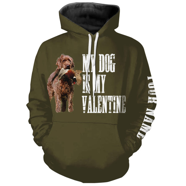 Funny Valentine Shirt for Hunter with Hunting Dogs, Valentine's Day Gift Idea for Hunters FSD4411