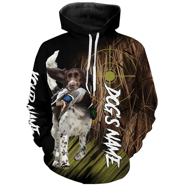 Small Munsterlander Custom Name Hunting Dog Shirts for Hunter, Gifts for Hunters FSD4664