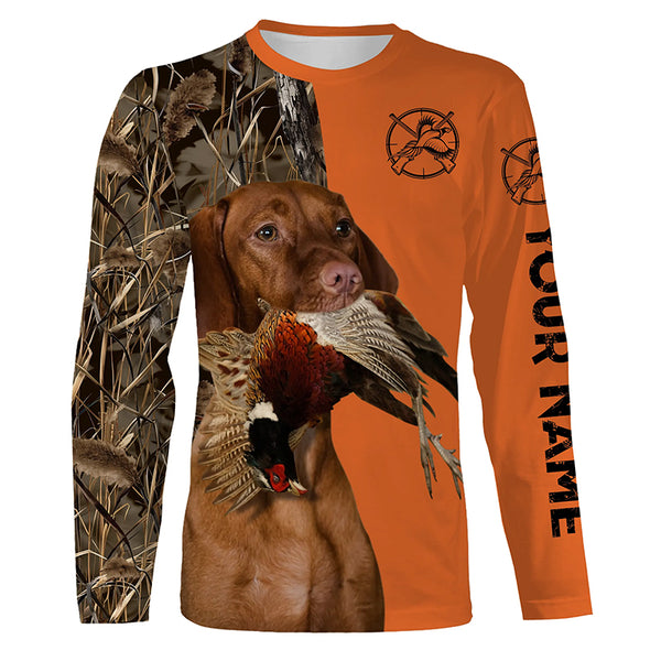 Best Pheasant hunting Dogs Customize name 3D All over print Long Sleeve Shirt FSD3535