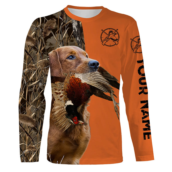 Best Pheasant hunting Dogs Customize name 3D All over print Long Sleeve Shirt FSD3535