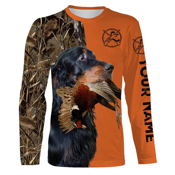 Best Pheasant hunting Dogs Customize name 3D All over print Long Sleeve Shirt FSD3535