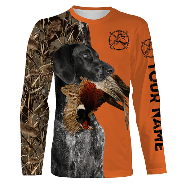 Best Pheasant hunting Dogs Customize name 3D All over print Long Sleeve Shirt FSD3535