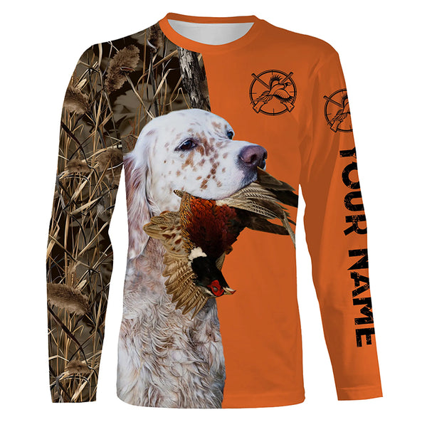 Best Pheasant hunting Dogs Customize name 3D All over print Long Sleeve Shirt FSD3535