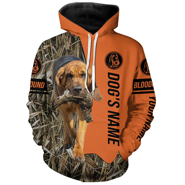 Bloodhound Duck Pheasant Bird Hunting Dog Customized Name All over printed Shirts for Hunters FSD4260