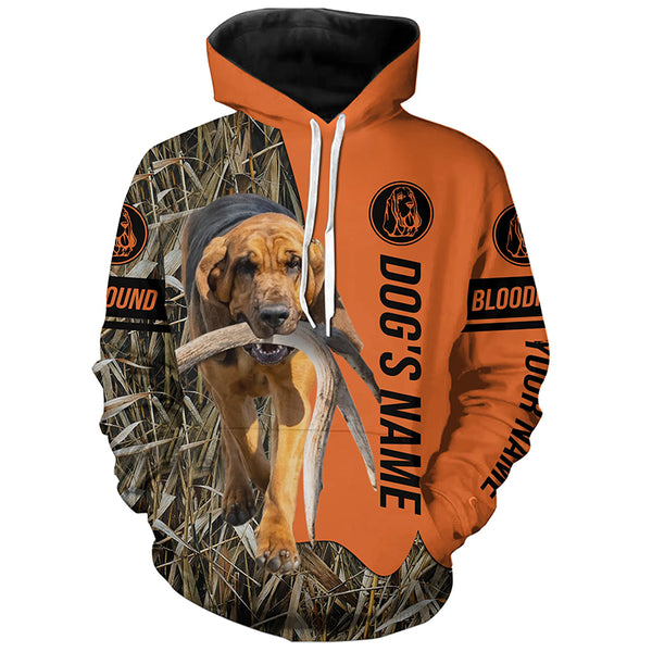 Bloodhound Duck Pheasant Bird Hunting Dog Customized Name All over printed Shirts for Hunters FSD4260