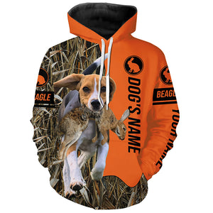 Beagle Hunting dog customized Name all over printed Shirt, Beagle hunting Gift for hunters FSD4141