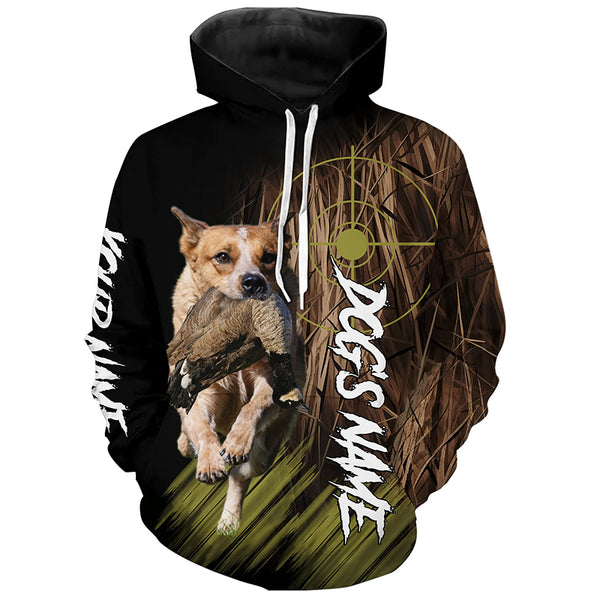 Australian Cattle Dog Red Heeler custom Name Hunting Dog Shirts for Hunter, Gifts for Hunters FSD4666