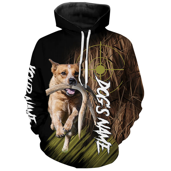 Australian Cattle Dog Red Heeler custom Name Hunting Dog Shirts for Hunter, Gifts for Hunters FSD4666