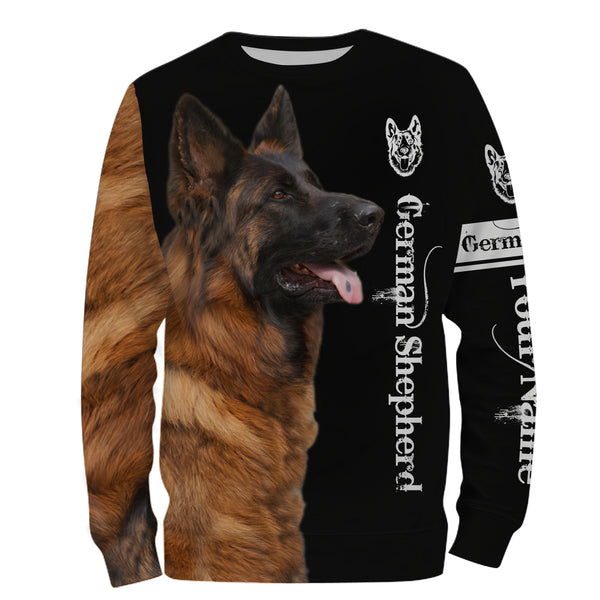 German Shepherd 3D All Over Printed Shirts, Hoodie, T-shirt German Shepherd Dog Gifts for dog Lovers FSD3555