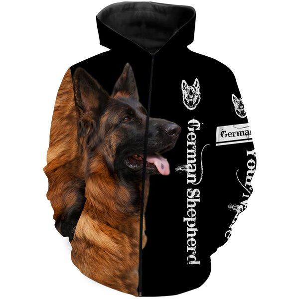 German Shepherd 3D All Over Printed Shirts, Hoodie, T-shirt German Shepherd Dog Gifts for dog Lovers FSD3555