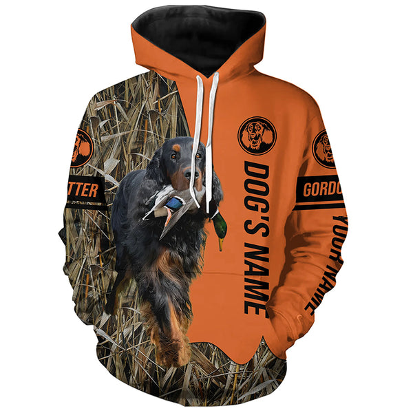 Gordon Setter Hunting Dog Customized Name Shirts for Hunters, Hunting Gifts FSD4558