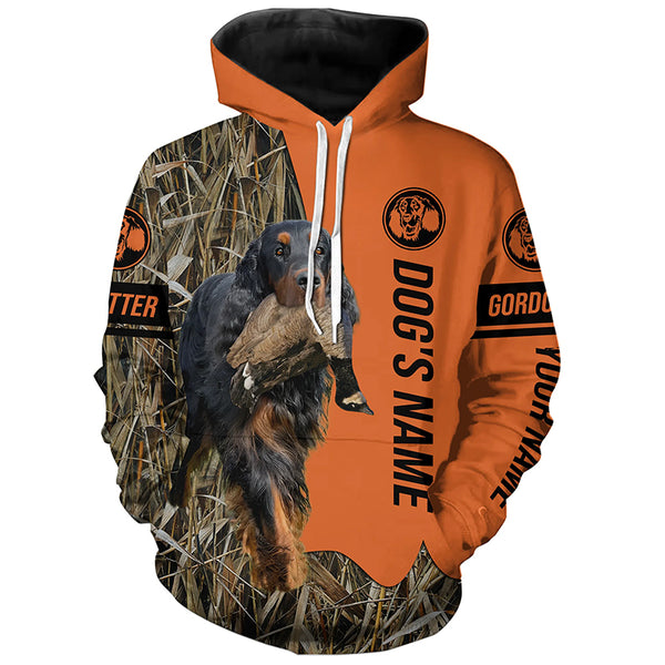 Gordon Setter Hunting Dog Customized Name Shirts for Hunters, Hunting Gifts FSD4558