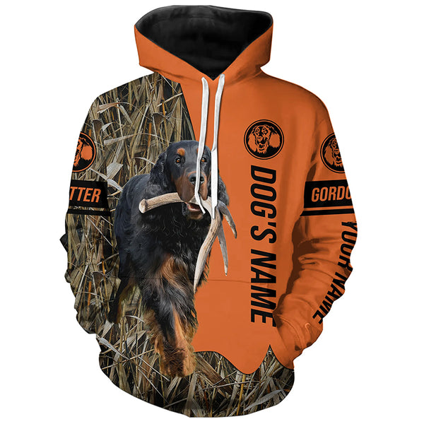 Gordon Setter Hunting Dog Customized Name Shirts for Hunters, Hunting Gifts FSD4558