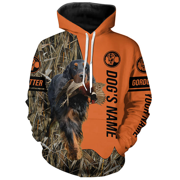 Gordon Setter Hunting Dog Customized Name Shirts for Hunters, Hunting Gifts FSD4558