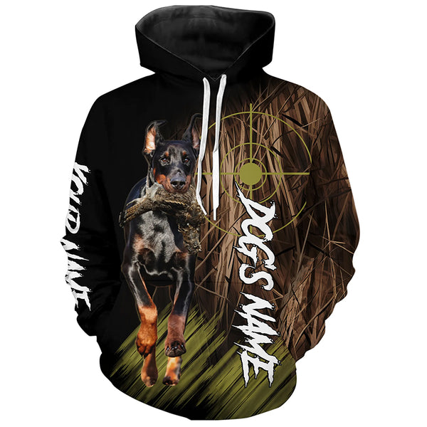 Doberman Custom Name Hunting Dog Shirts for Hunter, Gifts for Hunters FSD4682