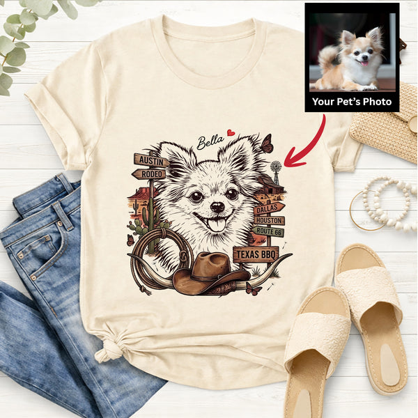 Funny Texas State Custom Dog Shirt – Personalized Gift for Dog Lovers FSD4819