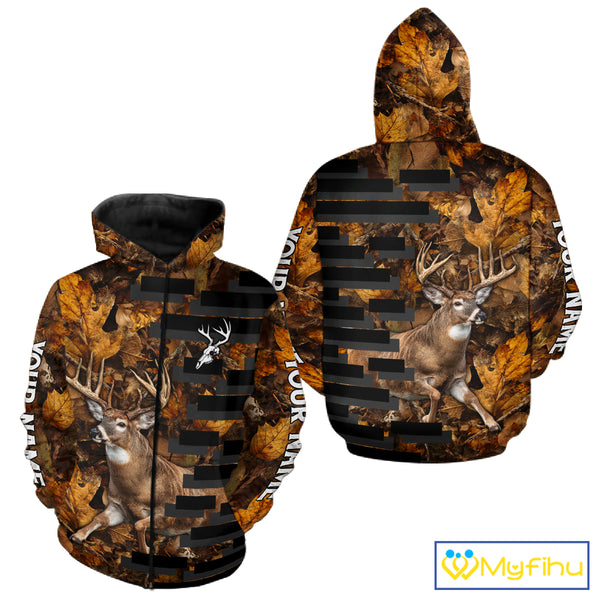 Deer Buck Hunting 3D All Over Printed Hoodie, Sweatshirt Hunting for Deer Hunter NHT353