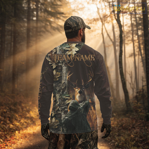 Best Brown Deer Hunting Shirt 3D All-Over Print with Camo, Grim Reaper For Deer Hunters NHT25
