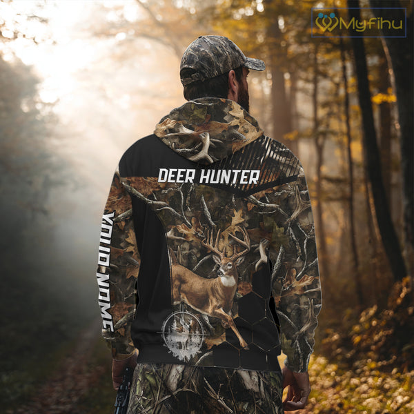 Forest Camo Deer Hunting Shirt, Deer Hunting With Full All Over 3D For Deer Hunters NHT247