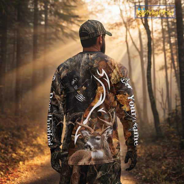 Deer Hunting Bow Grim Reaper Camouflage Shirts for Deer Hunters, Bow Hunting Shirts NHT317