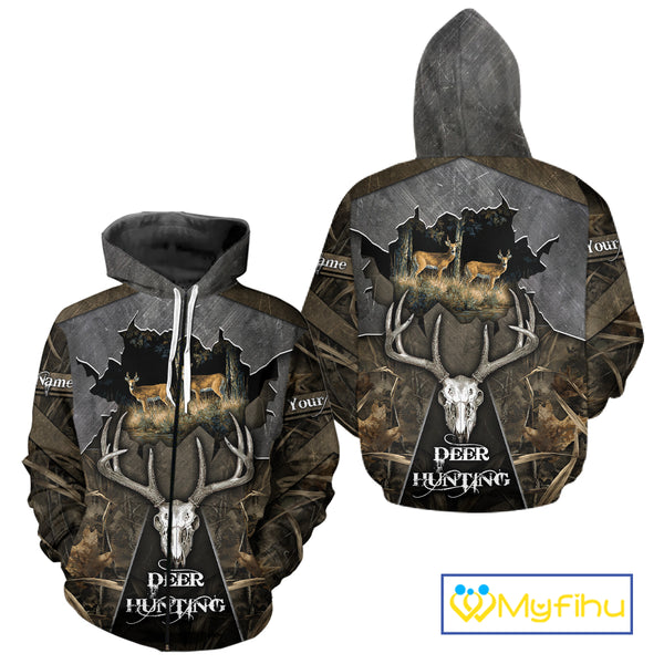 Best Deer Hunting Clothing Camo Deer Hunting Shirt, Custom Name For Hunter NHT359