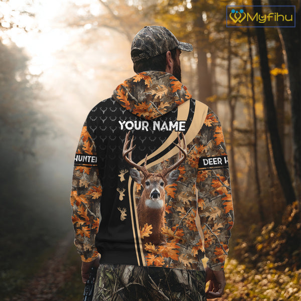 Custom Camo 3D Animal Deer Hunting Shirt Best Hunting Clothes For Season NHT67