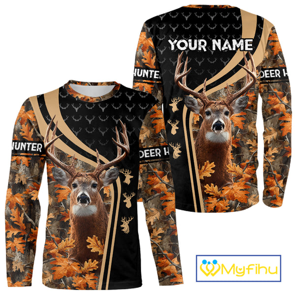 Custom Camo 3D Animal Deer Hunting Shirt Best Hunting Clothes For Season NHT67