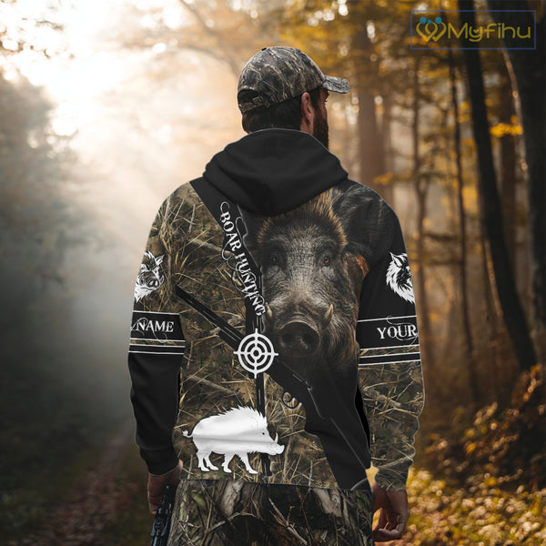 Wild Boar Hunting Shirt Best Design For Hunting Season Beautiful Hunting Clothes For Hunters NHT112